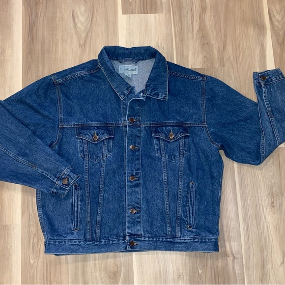 Vintage 90s GreatLand Trucker Jean Jacket. Size XL - Picture 11 of 11